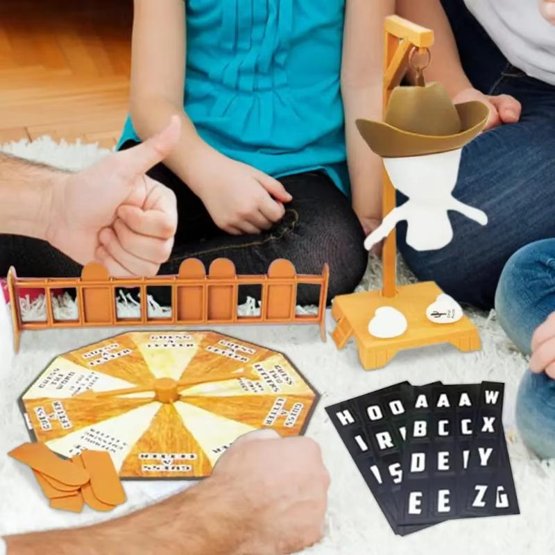 Magnetic Hangman Mystery Word Guessing Game For Kids Adults Glow In The Dark Travel Game, Guess The Word Before Hank Falls