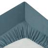 Drap Housse Coton Uni 140 X 190 Cm Couleur Moderne Orage