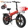 Engwe ENGINE X Universal City E-Bike mit 250W 48V13Ah 20" Schneereifen Fat E-Bike, Shimano 7-Gang, LCD-Display Faltbares Elektrofahrrad