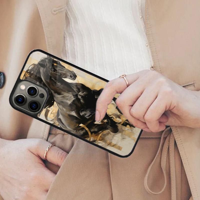 Domineering Cool Horse Magnetic Phone Case For APPLE iPhone 17 Air 16 14 13 12 Pro Max 15 Plus Wireless Charge MagSafe Cover