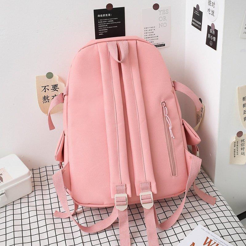 4pcs/Set Backpack Women Canvas Travel Bookbags School Bags Laptop Teenage girls 4pcs/Set Backpack Women Canvas Travel Bookbags School Bags Laptop Teenage girls