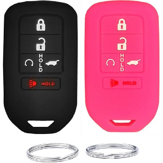 Replacement Keyless Entry Remote Control Key Fob Shell fit for Honda Accord Civic CR-V CRV Pilot Passport ight EX EX-L Touring.Part Number:HYQ12BDM(5