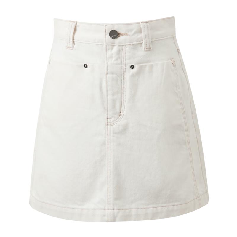

Women s 100% Cotton A-line Denim Mini Skirt 170/76A/XL