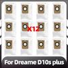 Compatible for Dreame D10s Plus Robot Vacuum Main Side Brush HEPA Filter Mop Pad Dust Bag Replacement Spare Parts Accessories