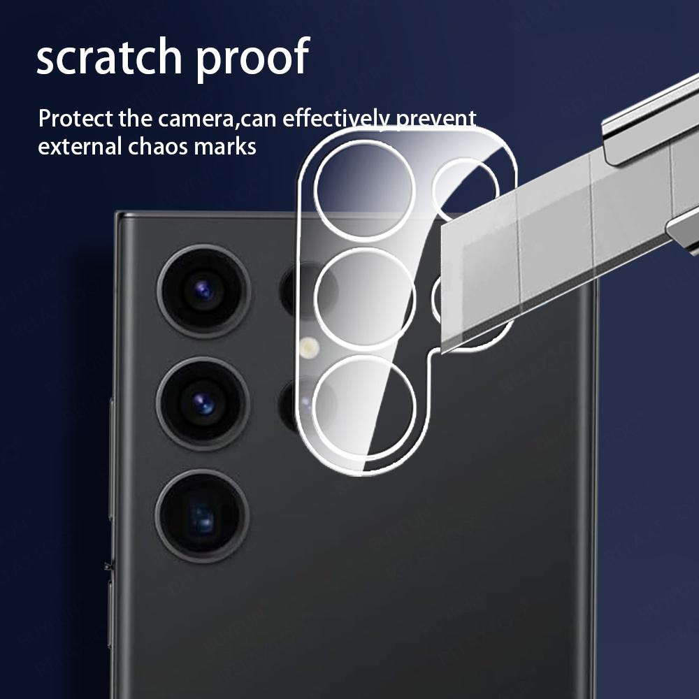 3pcs For Samsung Galaxy S24 S25 S26 Ultra Clear Camera Protector Cover Cap S 24 FE 25 Plus S25Ultra S26Ultra 5G Lens Glass Film