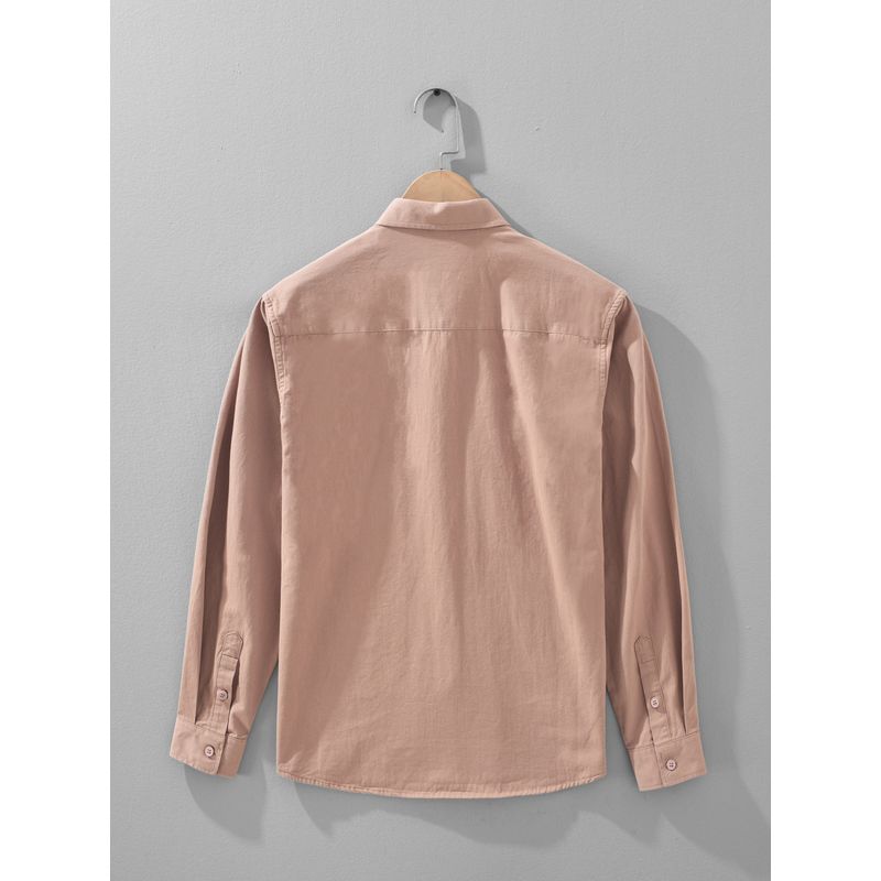 Spring and Autumn Japan Fashion Hong Kong Style Retro Long Sleeve Shirts Men's Washed Cotton Loose Casual Shirt Outerwear 100% Cotton