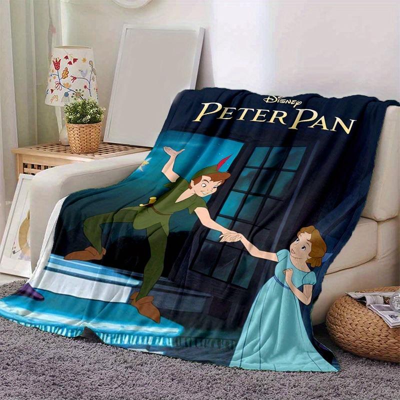 1pc, Disney Peter Pan Tinkerbell Home Decor Throw Blanket Soft Coverlet for Couch, Bed, Car, Travel, Camping, Office Nap 80cmx120cm