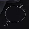 Stainless Steel Long Fringed Necklace Female Simple Temperament Niche Light Luxury Collarbone Chain Accessories Female