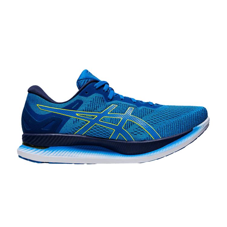 

Мужские кроссовки ASICS GlideRide Directoire синие Lime-Zest 1011A817-401