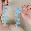 1 Pair Temperament Vacation Flower Eardrops Bohemian Style Women Seaside Earrings  Women