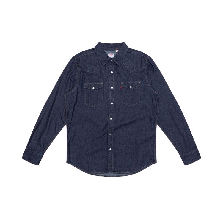 Levi s Men s Classic Western Standard Fit Denim Shirt Dark Wash 85745-0002 M