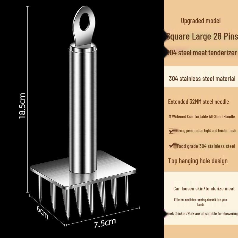 304 Edelstahl Fleischzartmacher Nadelwerkzeug