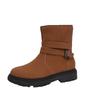 Bottes Martin rétro grande taille pour femmes 2025 automne et hiver nouveau style européen et américain bottes explosives marron bottines bottes de neige