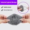 1/3/6 Pcs Grease Removal Tool Steel Wool Ball Stainless Steel Dishwashing Balls For Heavy-Duty Remove Grease Burnt Stains Kitchen