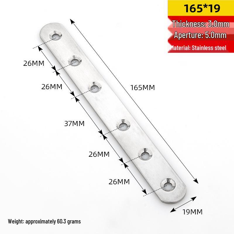 Stainless Steel 90° Right Angle Bracket for Furniture and Shelf Support