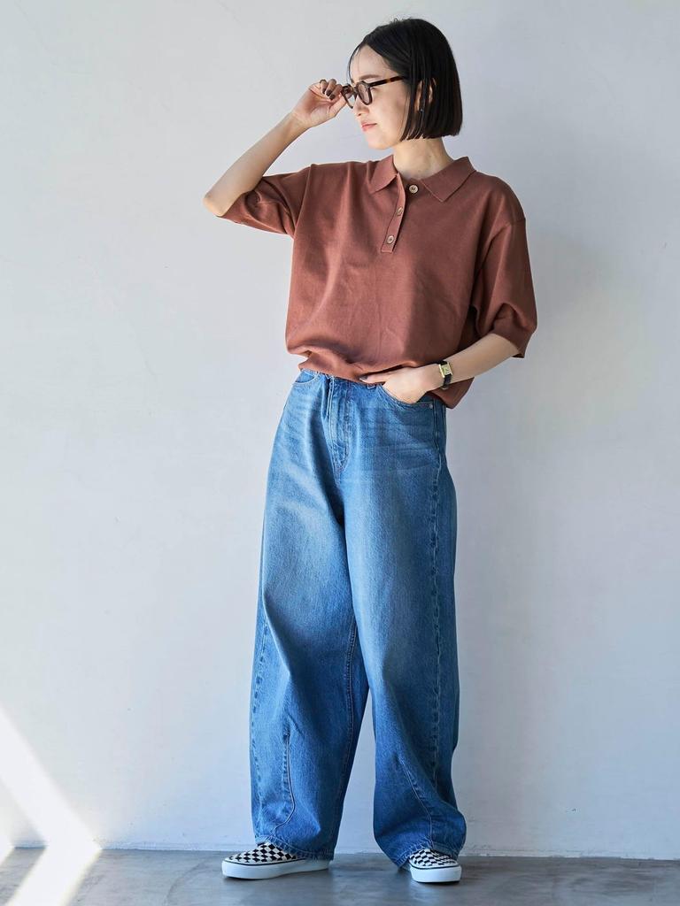 Cohen Curved Denim Pants, Size 76406470310, 7530 COBALT (75), Small