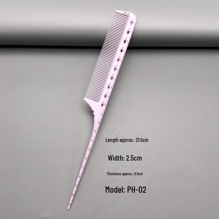 Light Purple Tail Comb for Professional Hair Styling - Ideal for Men and Women
