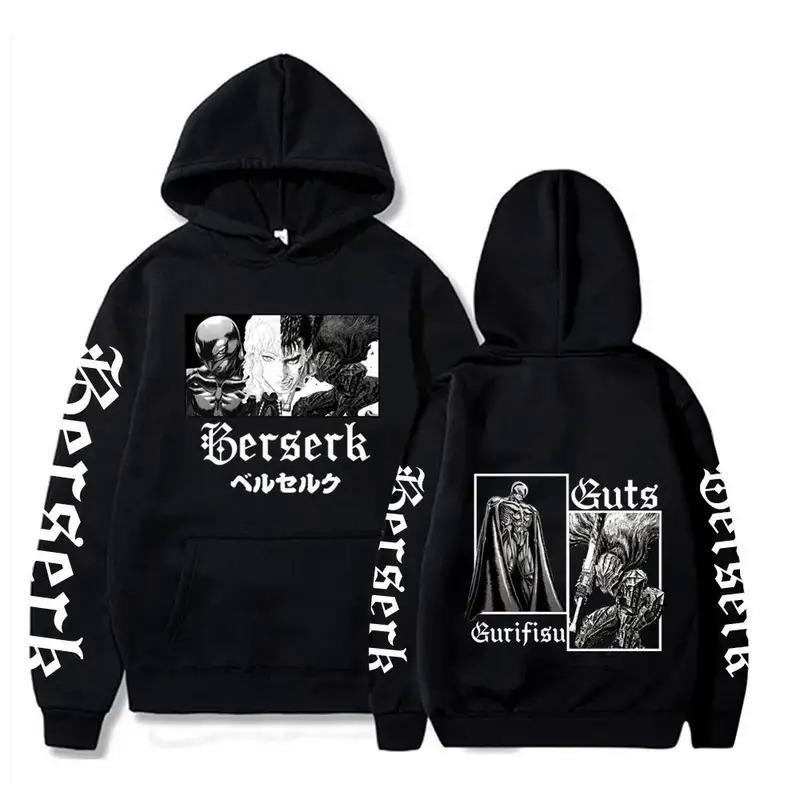 Berserk Guts Kapuzenpullover Herren Damen Grafik-Kapuzenpullover