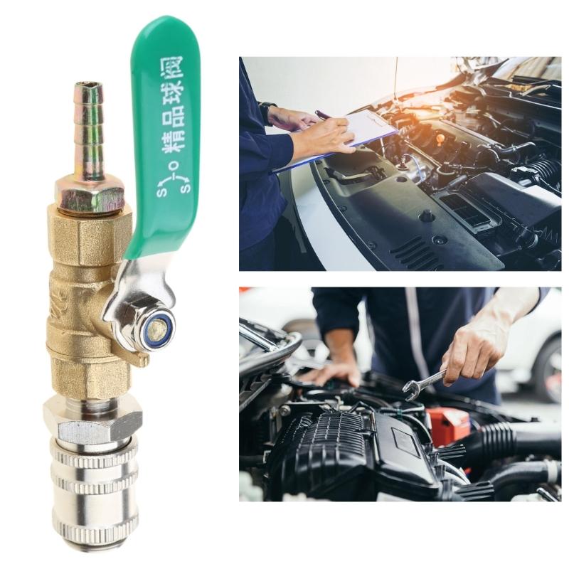 High Performances Transmission Fluid Oil Filling Filler Adapter Metal Distributor with Shut Off Valves Replacement Tool