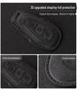 Genuine Leather Key Case for 2017-18 Ford Explorer/Mustang with Suede Buckle