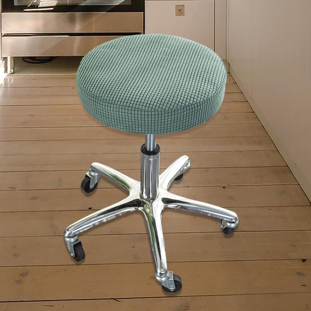Stool Cover Washable Polyester Fiber Round for Lift Home