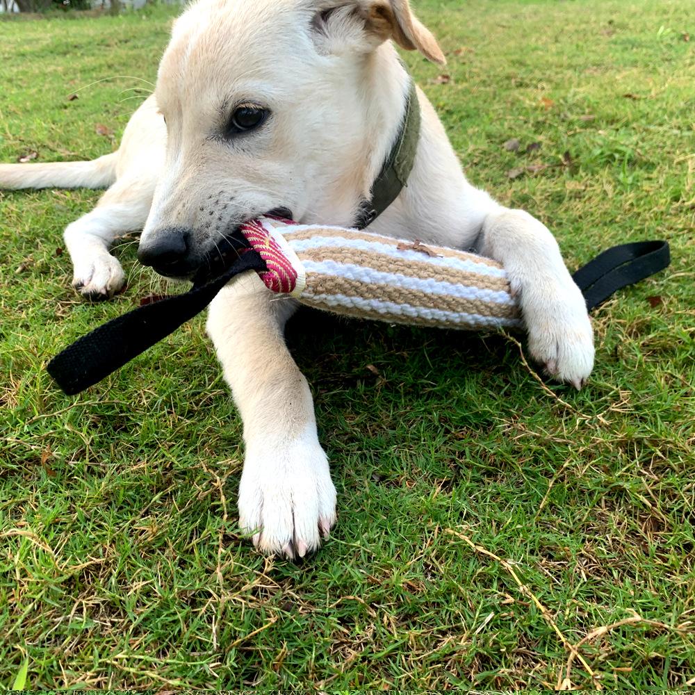 Burlap Dog Bite Stick - Training, Chewing, and Fetching Toy