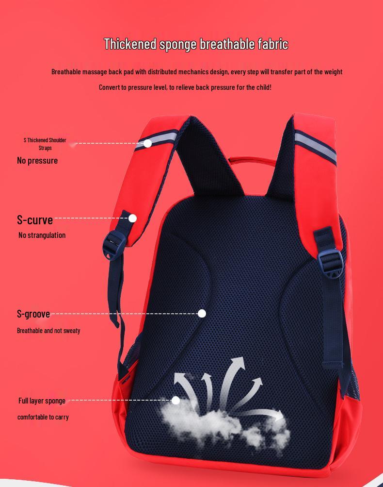 British-Style Children's Schoolbags - Lightweight Backpacks for Primary Students (Ages 6-12, Grades 1-6) Boys & Girls