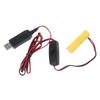 USB Power Converter AA Battery Eliminator Replace 4Pcs 1.5V AA Batteries for Remote Control LED Light Electronic Toy