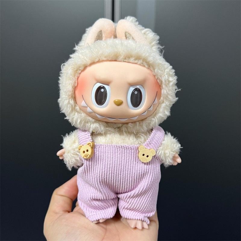 Neue 17cm Latzhosen Kollektion Kleidung Accessoires für 17cm Labubu Kleidung Geschenk
