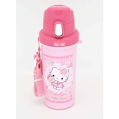 OSK Direct Drinking Water Bottle, 600ml, Hello Kitty Sakura Design, SC-600B