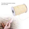 160m Wax Line DIY Environmentally Friendly Hand Woven Rope Necklace Cotton Thread 1mm(35 # Beige )