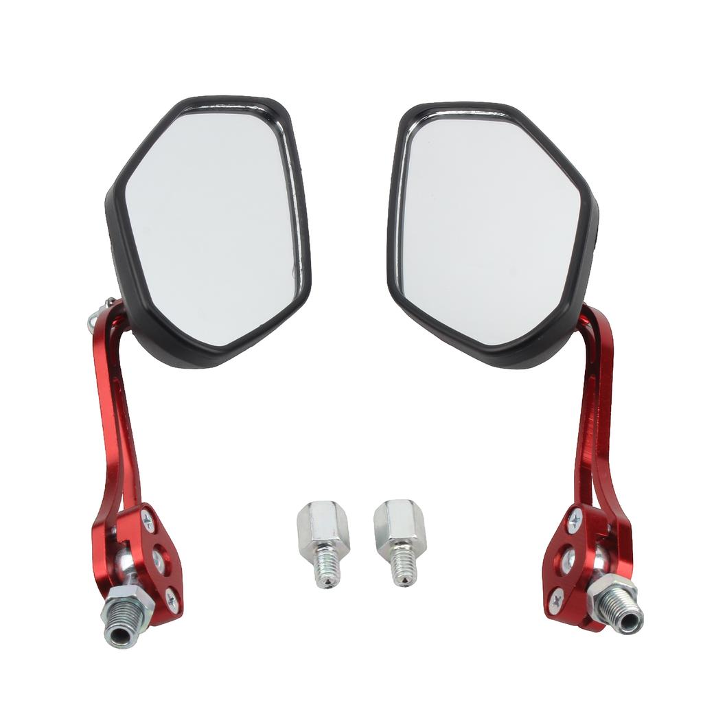 Motorcycle Universal Rearview Mirror 2PCS 8mm/10mm Anti-vertigo  CNC Rearview Side Mirrors Mounting Bolts Moto Accessories