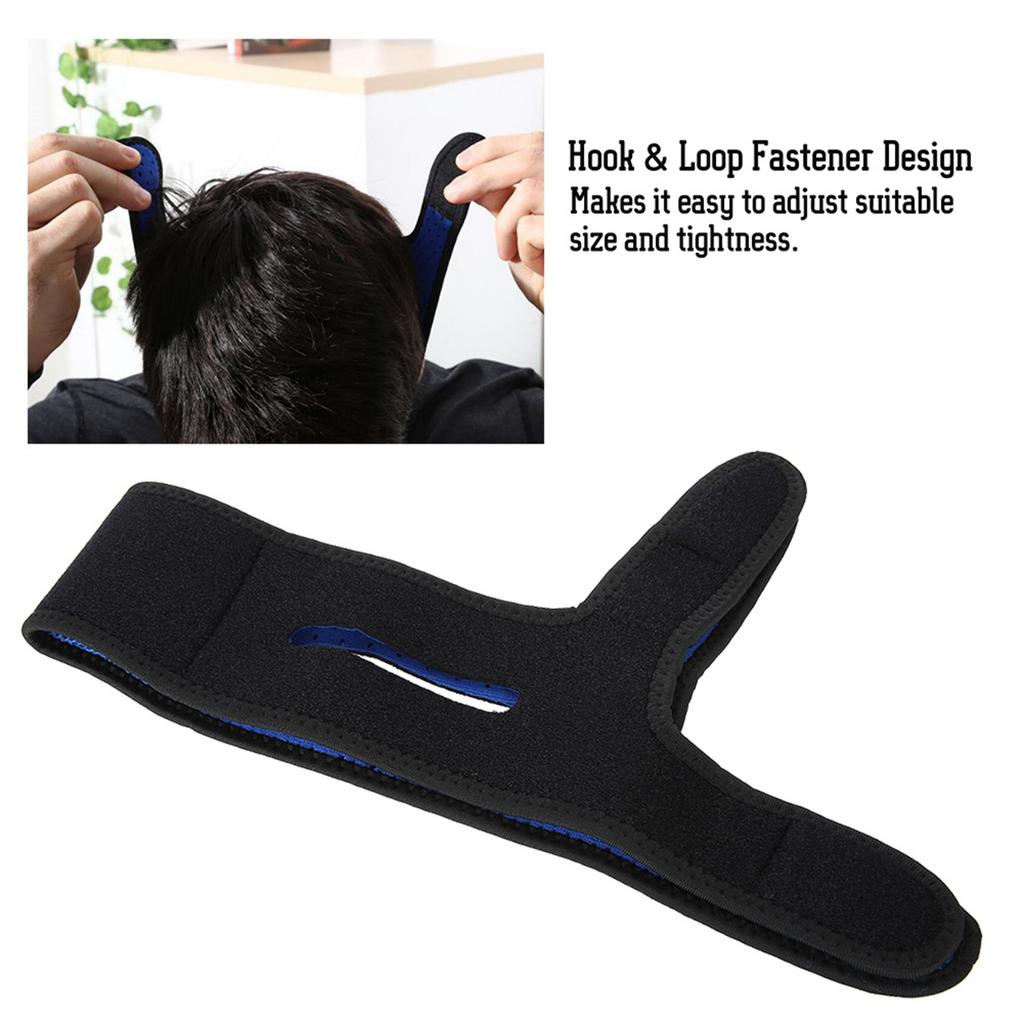 Unisex Sleeping Anti Snoring Stop Snoring Headband Jaw Support Facial Lifting Strap Belt