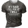 Men's T-shirt Fashion Letter Pattern Men's T-shirt