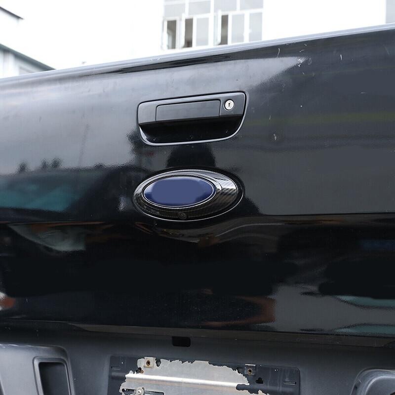 For Ford Ranger 2015-22 Rear Tailgate Logo Badge Frame Ring Cover Trim Decora