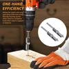 2pcs Single Hand Operation Spring Loaded Screwdriver Bit Single Hand Screw Gripper  DIY Woodworking