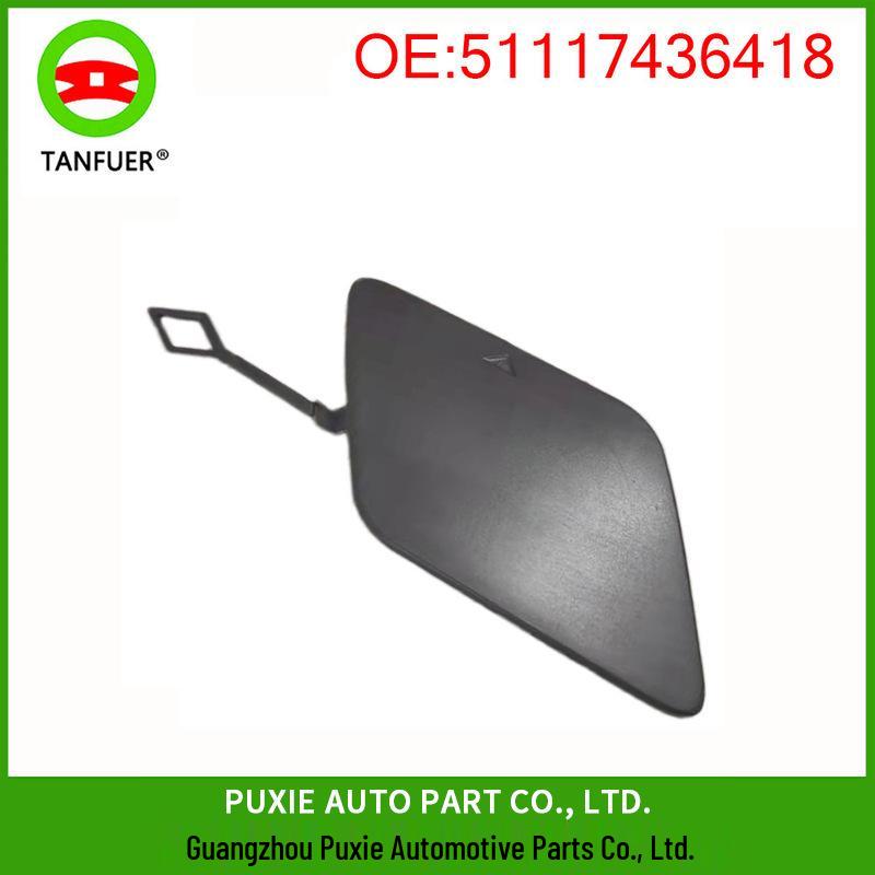 

Front Towing Eye Cover Plate for BMW 5 Series G38 (51117436418) - Black Tangfer