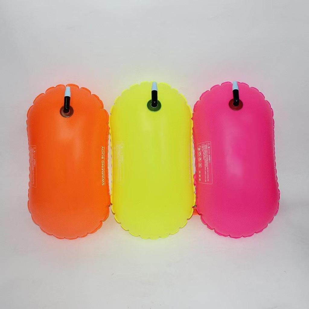 Inflatable Outdoor Adult Swim Buoy with Single Airbag