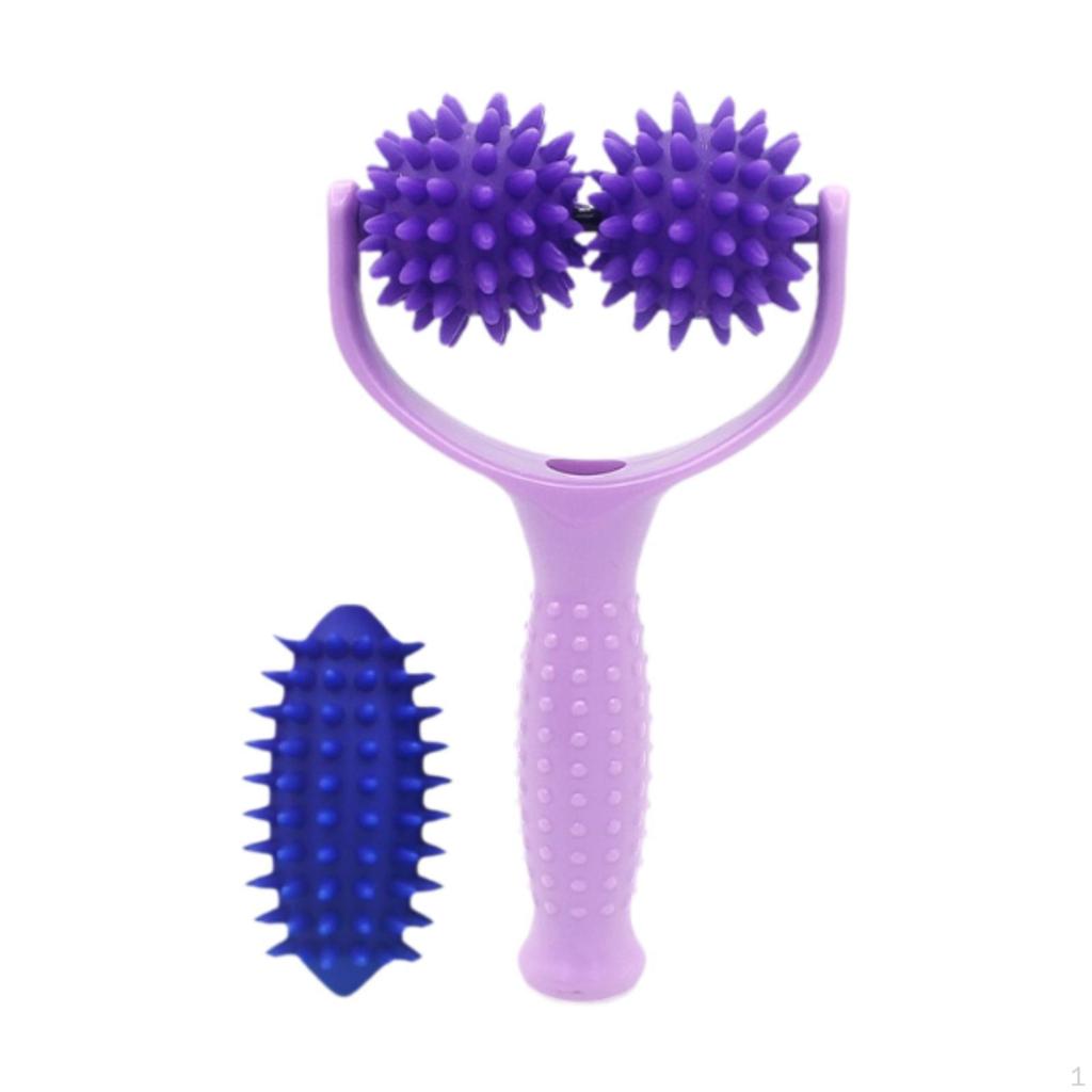 Massage Ball Handheld Workout Portable with Handle Pilates Multifunctional Manual Tool for