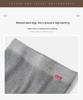 Gray Vertical Stripe Plus Velvet Women's Leggings, Thick Warm, Plus Size, Petite, Slimming, Tight-Fitting Pants for Spring and Autumn.