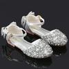 Toddler Girls Sandals Sequins Versatile Children Princess Causal Wedding Single Shoes Fashion Bowknot Kids Dress Single Shoes
