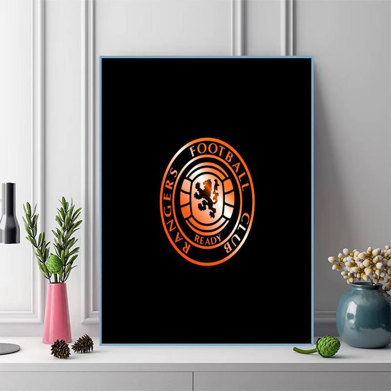 Rangers FC2 100% Round Full Drill 5D DIY Diamond Painting Embroidery Cross Stitch Rhinestone Décor