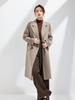 2025 Autumn/Winter Women's Long Double-Sided Cashmere Coat - 100% Pure Wool, Loose Lapel Style