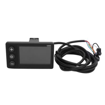 LCD displej pro elektrokolo 5P a 2P Univerzální montáž 24V 36V 48V 60V LCD displej Měřič V890 Barva