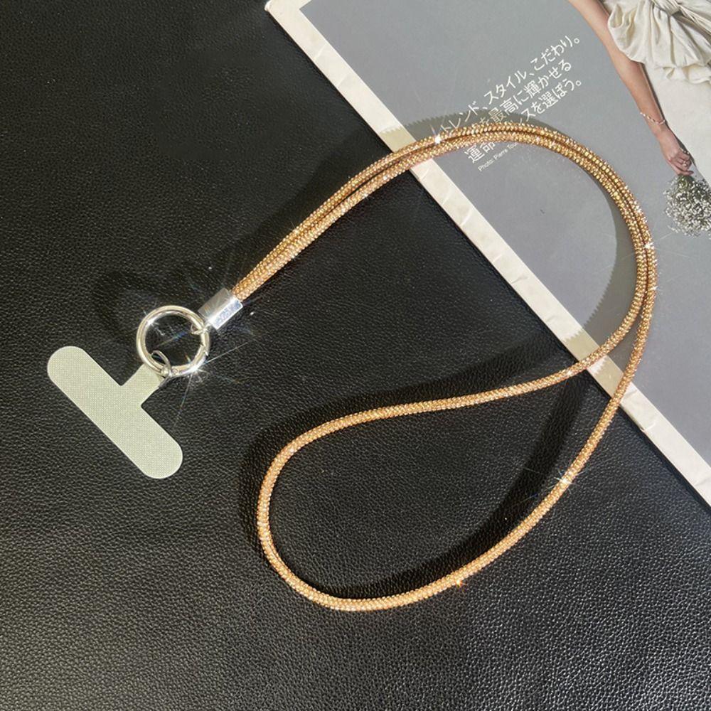 Bling Bling Phone Anti-lost Rope Crystal Hanging Cord Phone Case Chain Straps  Phone Accessories