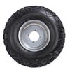 22x10 10 Tire 10 Inch A Shaped Pattern Anti Slip Explosion Proof Rear Wheel Tyre with Hubs for UTV Go Kart Golf Cart ATV