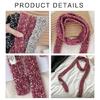Women Skinny Scarf Thin Choker Knit Belt Long Tie Scarf Bag Handle Wrap
