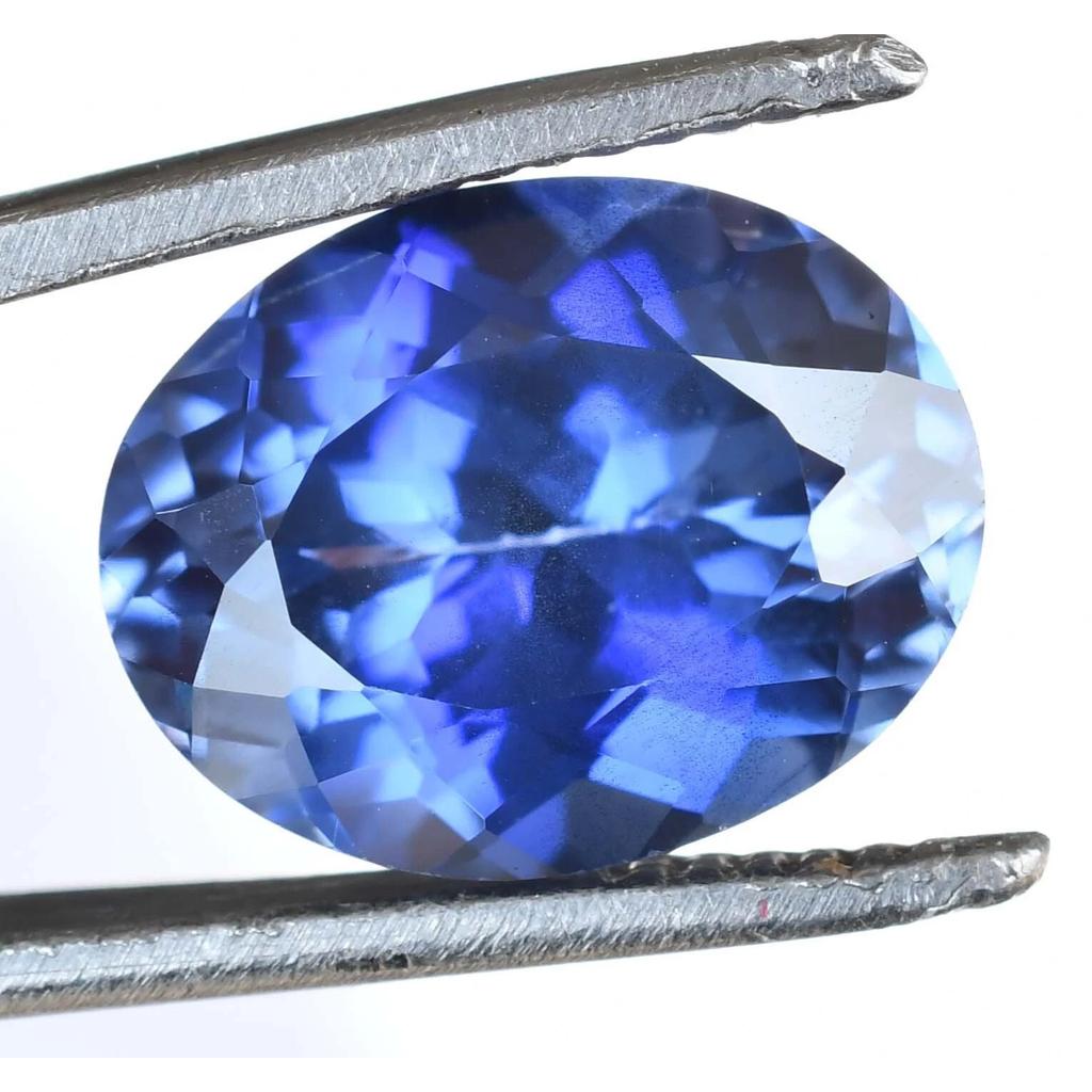 Natural Blue Sapphire 6.75 Ct Oval Certified Stunning Loose Gemstone