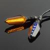 For Motorcycle Hot Sale Dynamic Blinker LED Turn Signal Light Yellow Light Flow Water Steering Universal for Motorbike