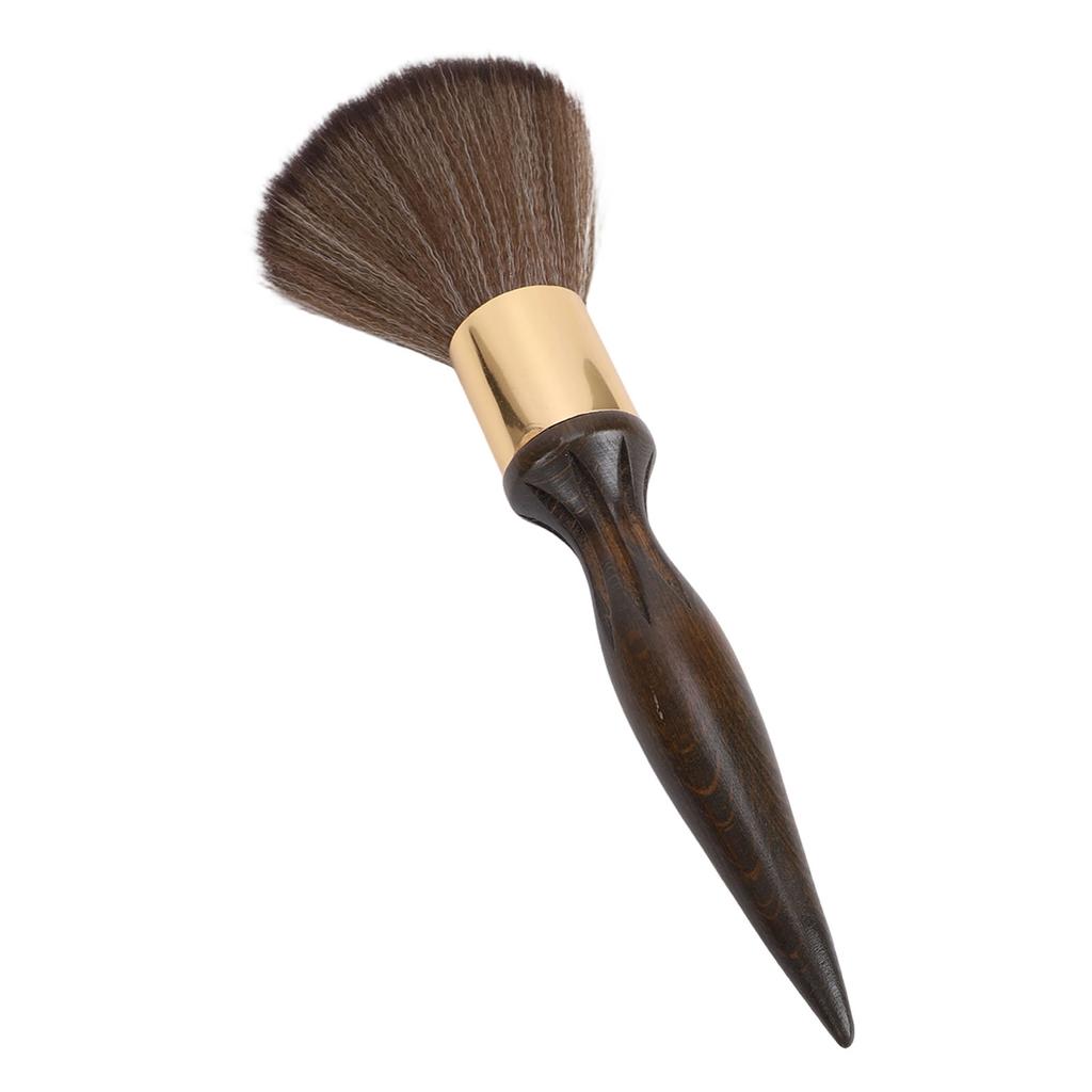 Neck Brush Remove Loose Hair Professional Grade Solid Wood Long Handle Ergonomic Neck Duster for Hairdressers Neck Brush